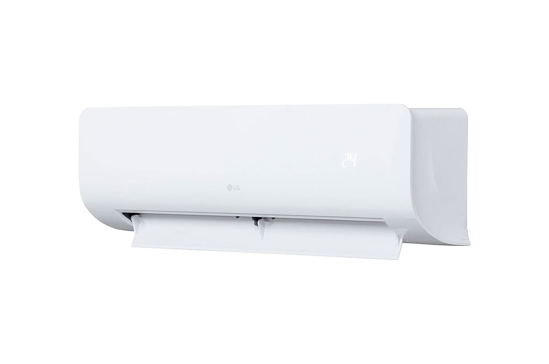 LG Aire acondicionado Minisplit On/Off, 17,000 BTU, Solo frio, 220V, Jet Mode, Oscilacion automatica, Smart Operation, left side view with front opened, SX182CS1, thumbnail 8