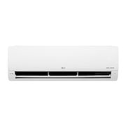 LG Aire acondicionado DUAL  Inverter  de 18,000 BTU - VM182C31, Front view of LG DUAL Inverter air conditioner with lower vane fully open, VM182C31, thumbnail 3