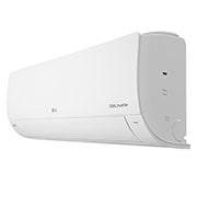 LG Aire acondicionado DUAL Inverter  12,000 BTU - VM122C31, Right-side view of LG DUAL Inverter air conditioner showing sleek exterior design, VM122C31, thumbnail 13
