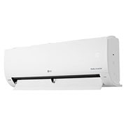 LG Aire acondicionado DUAL Inverter  12,000 BTU - VM122C31, Right perspective view of LG DUAL Inverter air conditioner with lower vane partially open, VM122C31, thumbnail 7