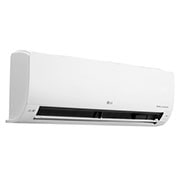 LG Aire acondicionado DUAL Inverter  12,000 BTU - VM122C31, Left perspective view of LG DUAL Inverter air conditioner with open lower vane, VM122C31, thumbnail 9