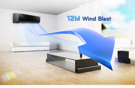 FLUJO DE AIRE DE GRAN ALCANCE (HASTA 12 M)