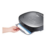 LG Robot Aspiradora Hombot con Motor Smart Inverter, Color Metálico, VR6480MS, thumbnail 9