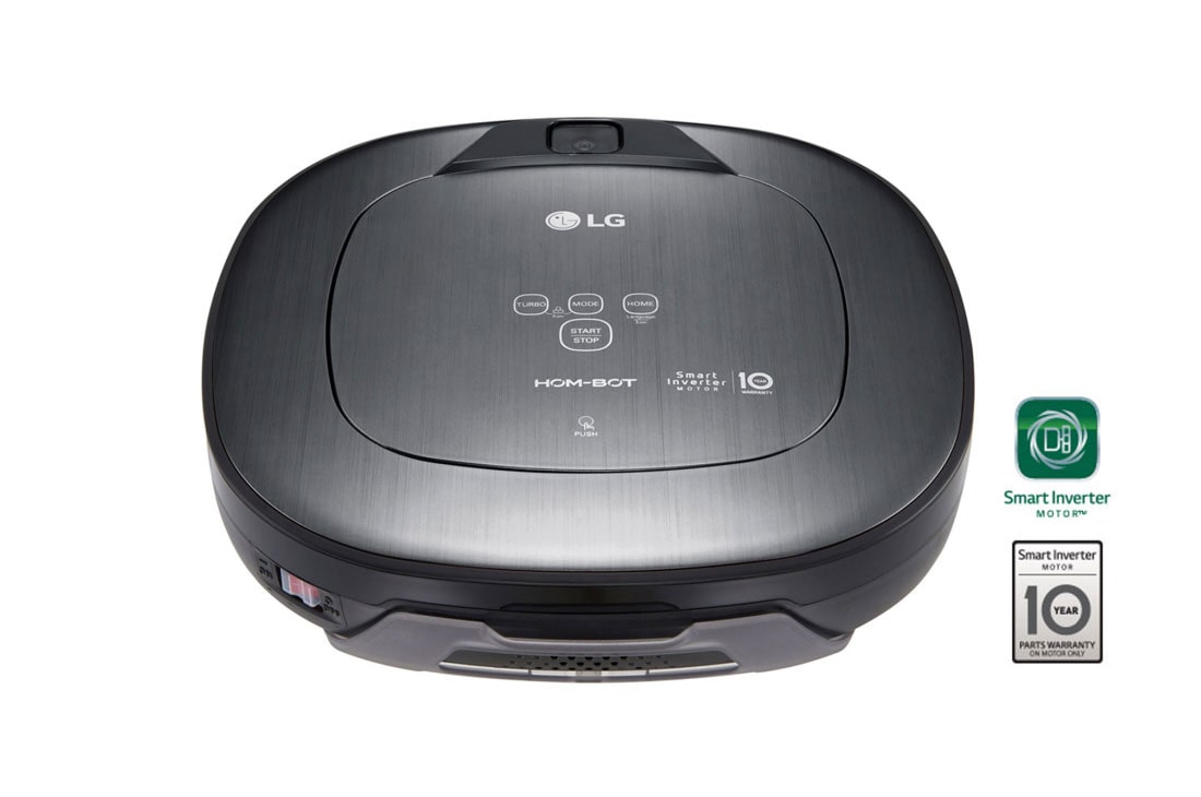 LG Robot Aspiradora Hombot con Motor Smart Inverter, Color Metálico, VR6480MS