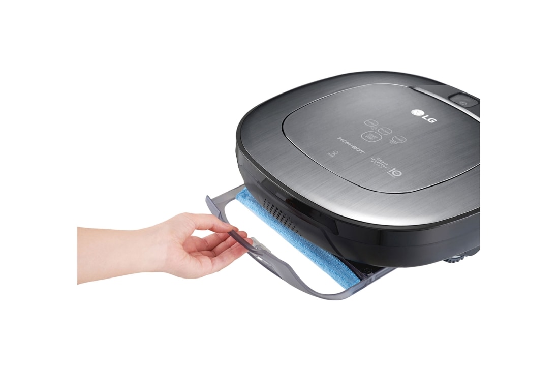 LG Robot Aspiradora Hombot con Motor Smart Inverter, Color Metálico, VR6480MS, thumbnail 9