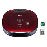 LG Robot Aspiradora Hombot con Motor Smart Inverter, Color Ruby Red, VR6480RR, thumbnail 1