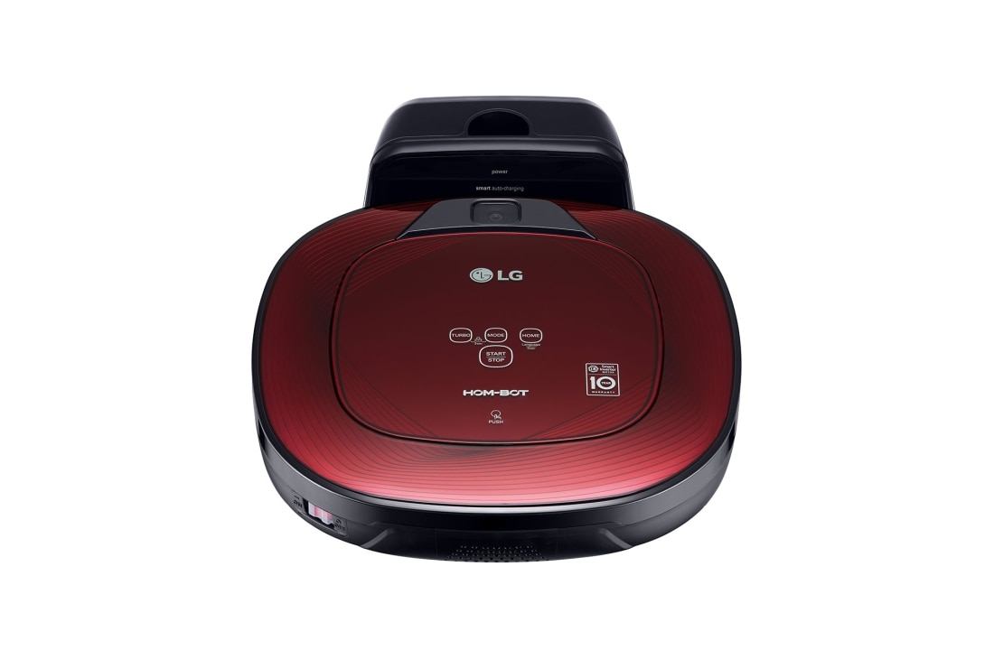 LG Robot Aspiradora Hombot con Motor Smart Inverter, Color Ruby Red, VR6480RR, thumbnail 6