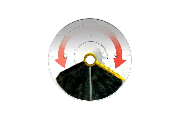 LG 1,600W con Tubo telescopico de acero Easy - Zoom, sin bolsa., V-KC942HT, thumbnail 3