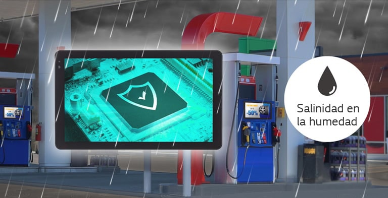 La 22XF1TJ tiene un revestimiento conformado que la hace resistente a la salinidad en la humedad.