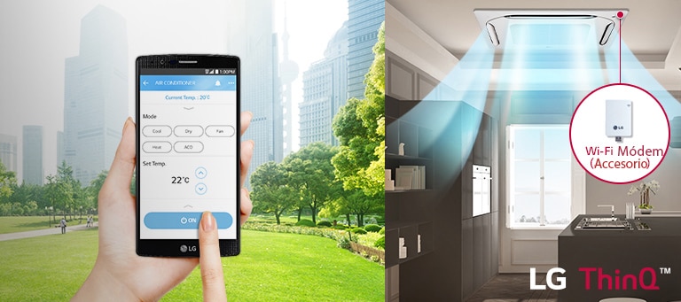 Mando a distancia Wi-Fi con ThinQ™2