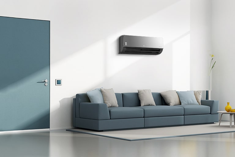 El aire acondicionado del interior parece cómodo.