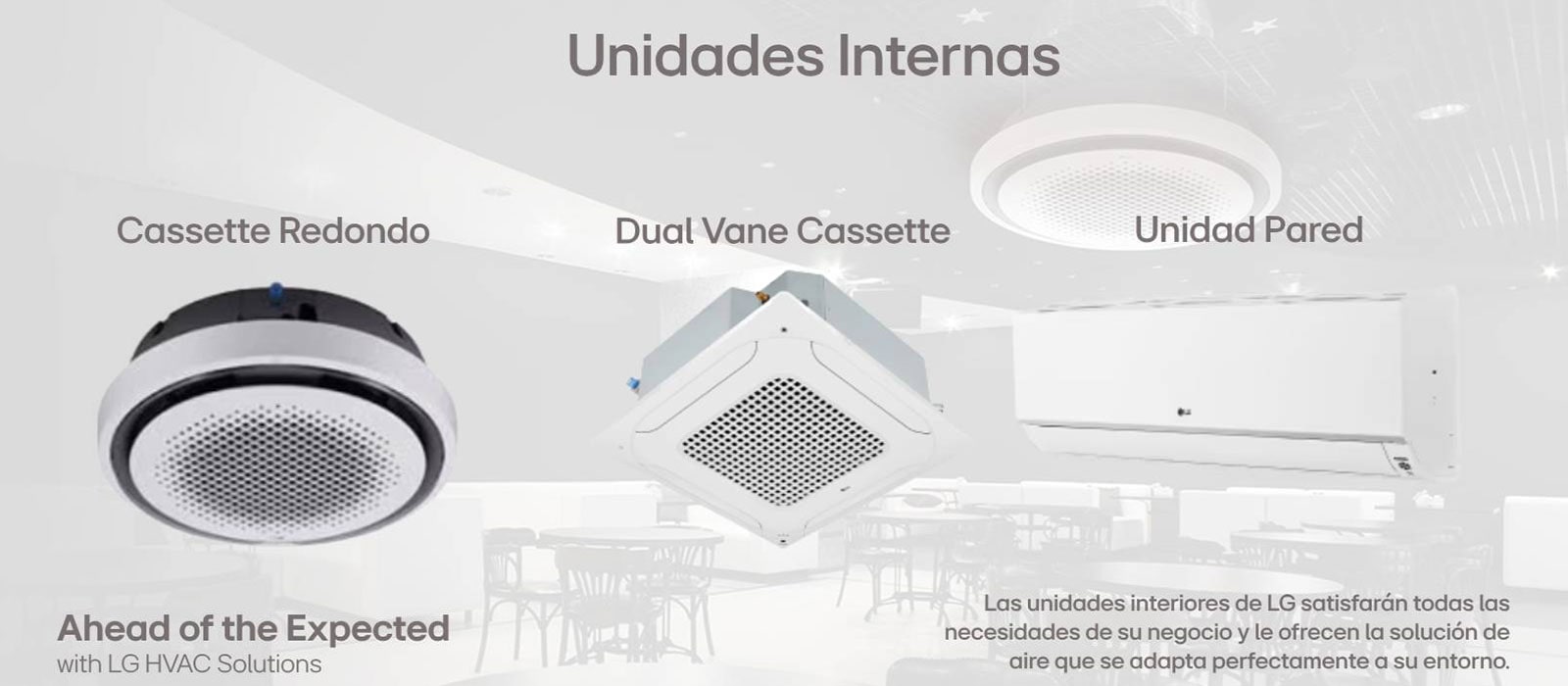 Unidades Rooftop (Paquete): Ideales para grandes espacios y fácil instalación en techos.