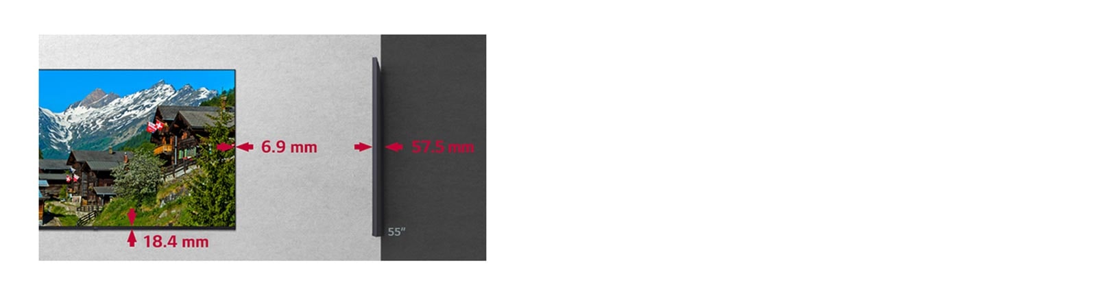 Diseño delgado y sofisticado