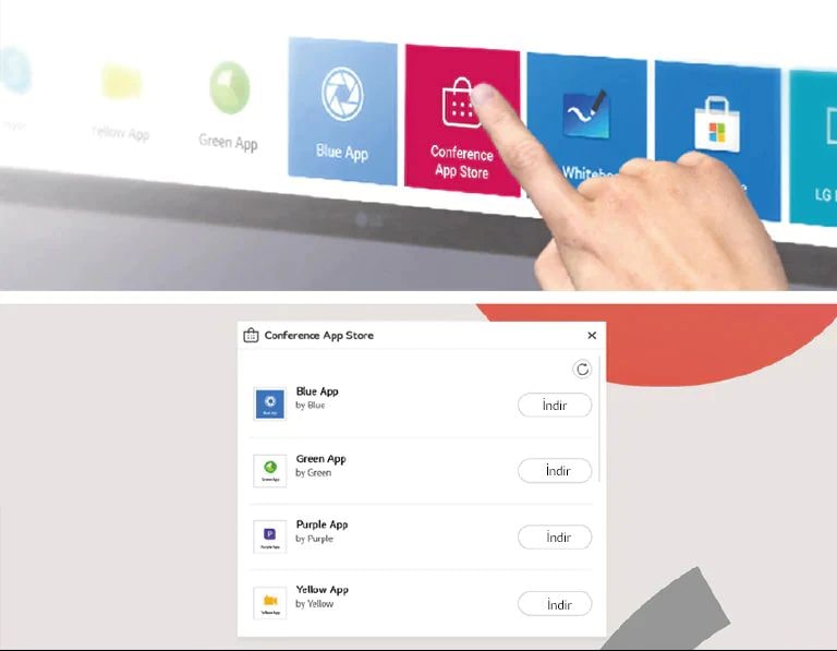 Fácil de usar<br> App Store de Conferencias