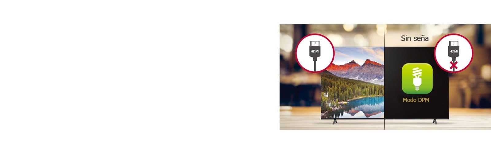 El administrador de la tienda ofrece cupones a los clientes a través de Bluetooth. Por otro lado, los menús se promueven a partir de la duplicación de la pantalla de un teléfono móvil, en una gran pantalla instalada en la pared de la tienda a través de Wi-Fi. La serie UR640S está en la pared y una mujer usa un computador personal y un teléfono móvil. Esta imagen muestra que la señalización puede funcionar como un enrutador virtual para que el computador y el móvil puedan conectarse en la pantalla y obtener acceso inalámbrico.