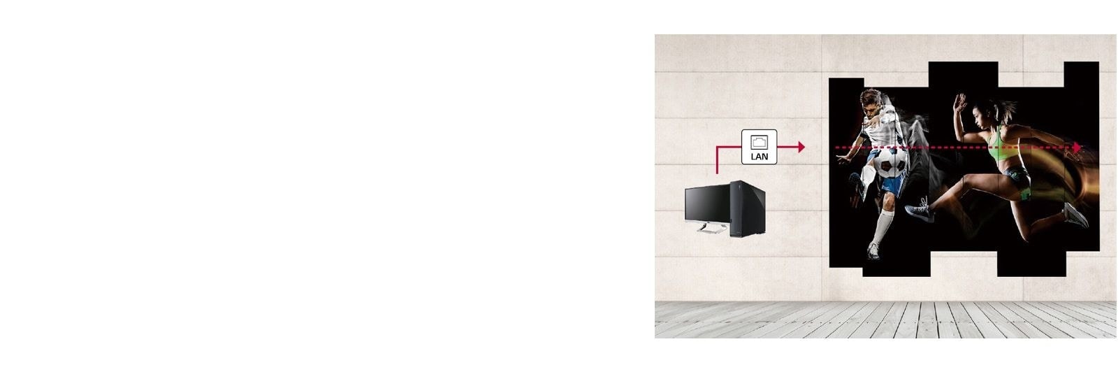 Conexión en cadena margarita LAN