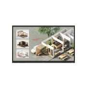 LG CreateBoard Standard Product name 86TR3DQ-B 86 pulgadas para señalización digital de 400nits, Andorid14, Vista frontal con imagen de relleno, 86TR3DQ-B, thumbnail 1