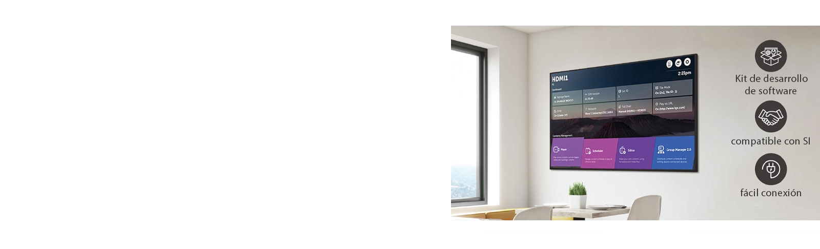 Se pueden realizar varias tareas al mismo tiempo con la GUI intuitiva.