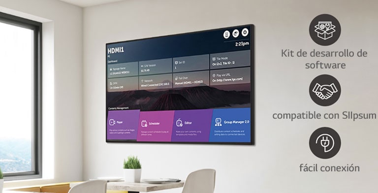 Se pueden realizar varias tareas al mismo tiempo con la GUI intuitiva.