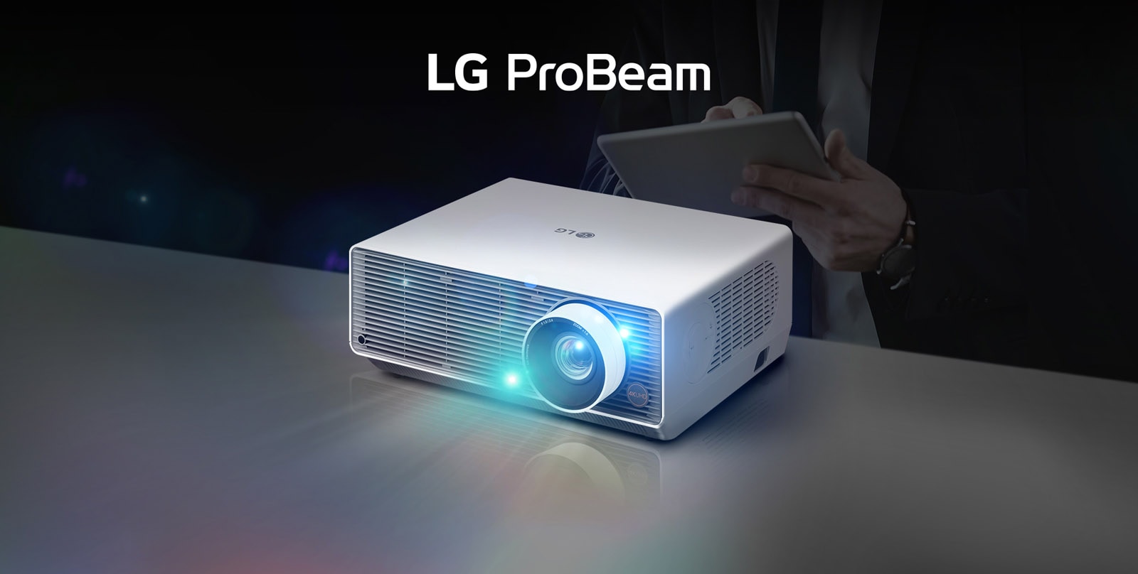 LG ProBeam projector.	