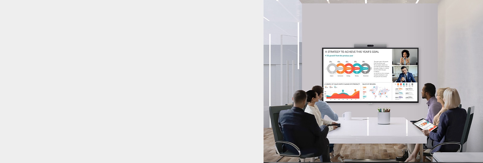 LG LED Display Workout Room