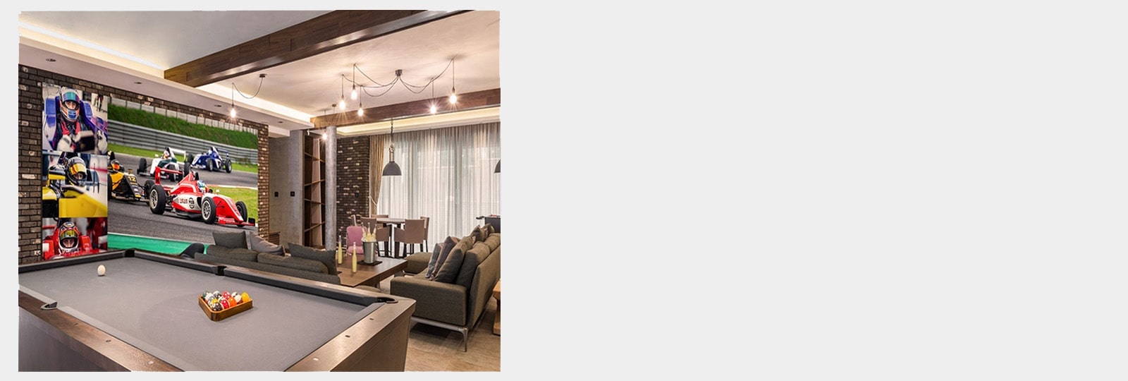 LG LED Display Leisure Room