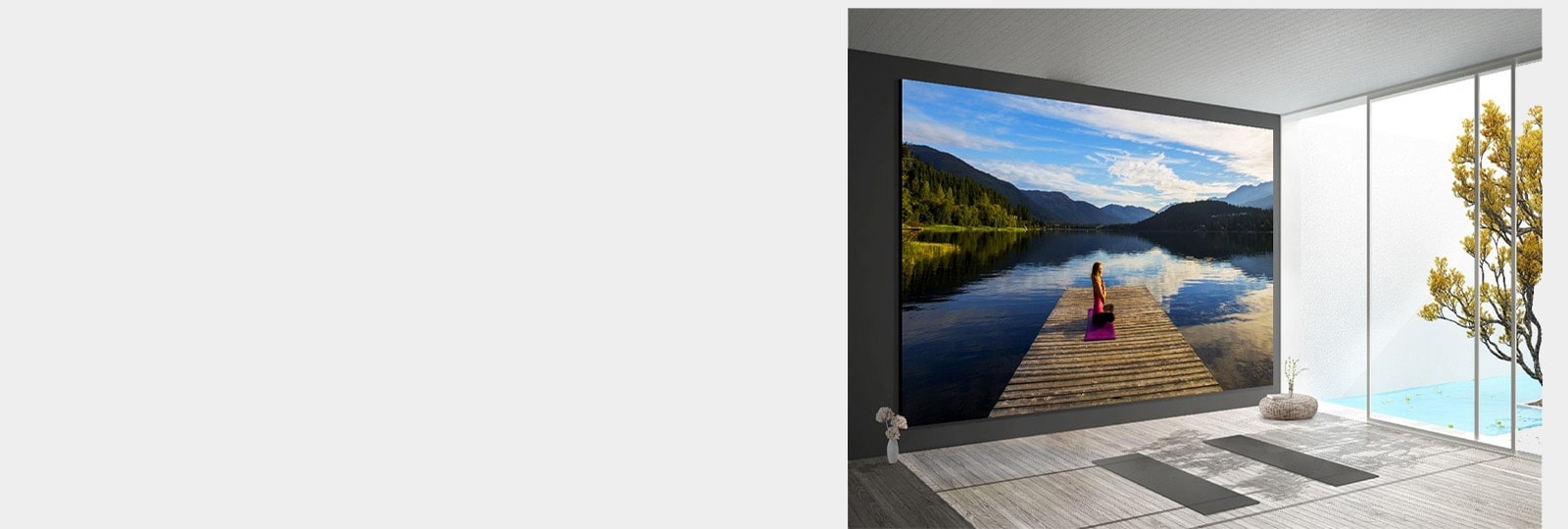 LG LED Display Workout Room