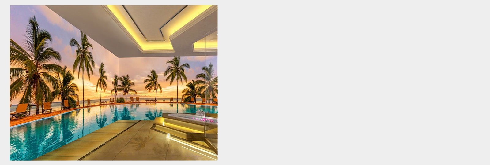 LG LED Display Home Spa