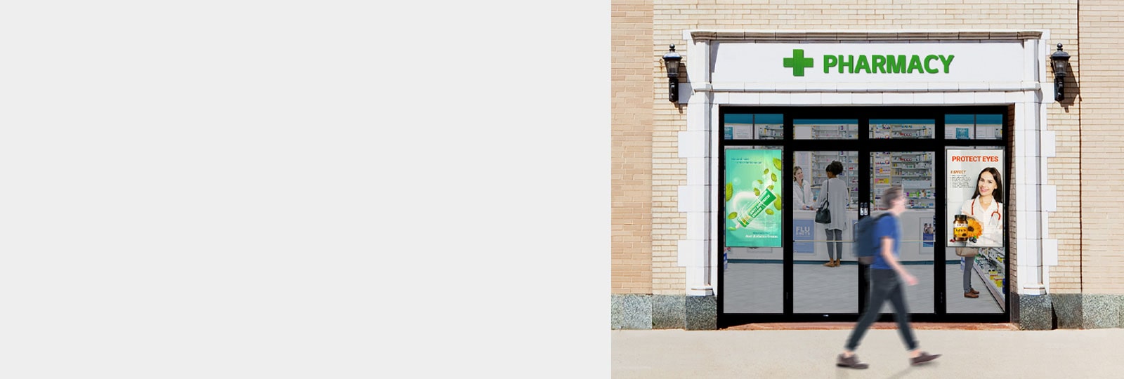 LG LED Display Workout Room