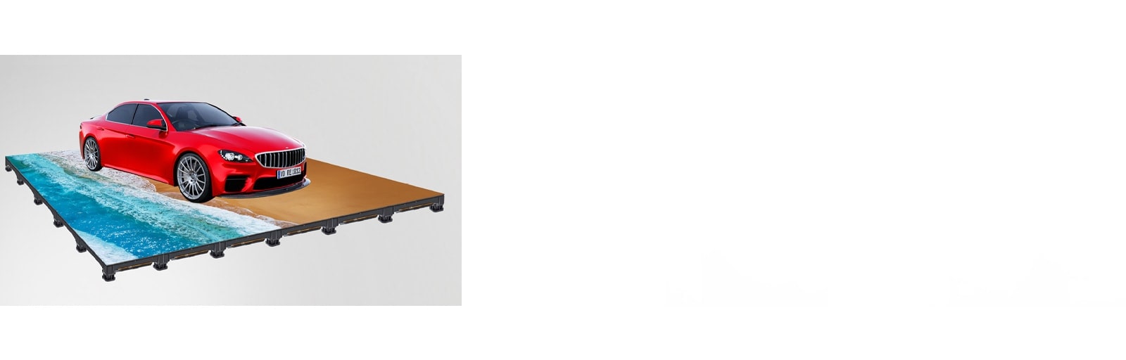 Esto demuestra que los LED pueden soportar el peso de un vehículo y seguir funcionando bien.