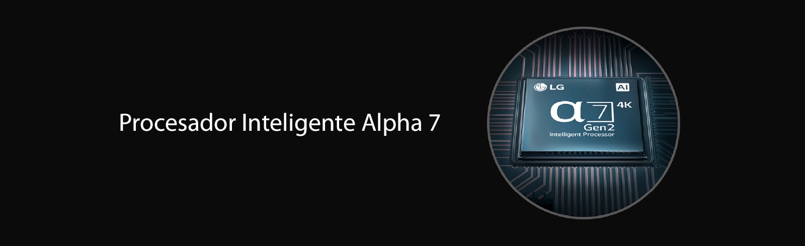 Calidad de imagen optimizada con el Procesador Inteligente α 7