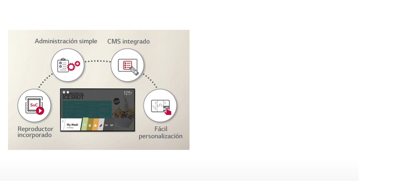 Plataforma de inicio de alto rendimiento con webOS