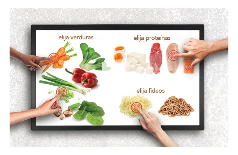 Multitáctil sin zonas muertas