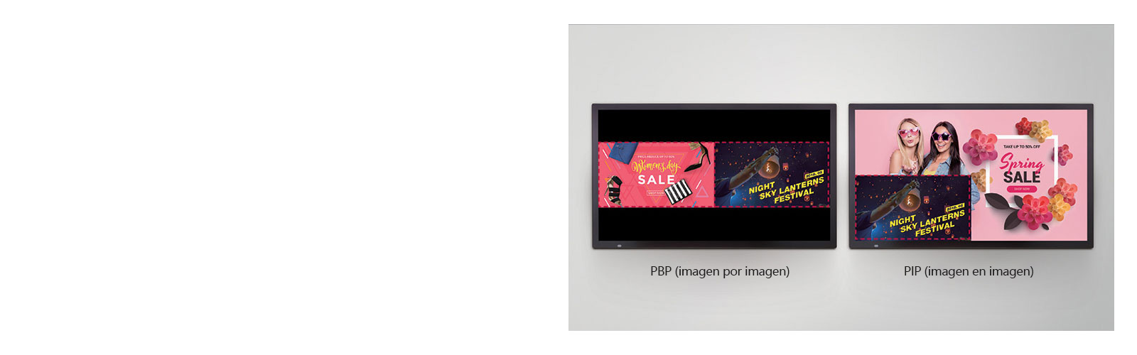 Modo de pantalla múltiple