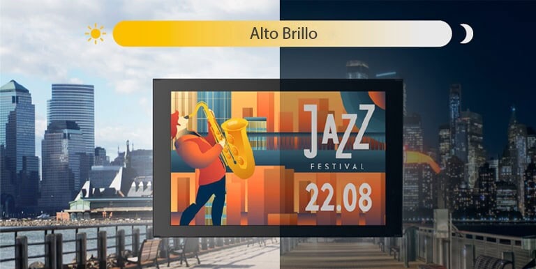 La pantalla 22XE1J puede ajustar su brillo automáticamente de acuerdo con la luz ambiental.