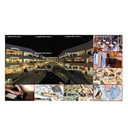 LG Video Wall con Bisel Uniforme 55'' 700 nits FHD 0.44mm, vista frontal con imagen en relleno, 55VSH7J-H, thumbnail 1