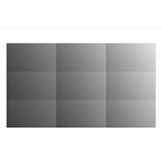 LG Video Wall con Bisel Uniforme 55'' 700 nits FHD 0.44mm, vista frontal de un conjunto 3x3 pantallas, 55VSH7J-H, thumbnail 10