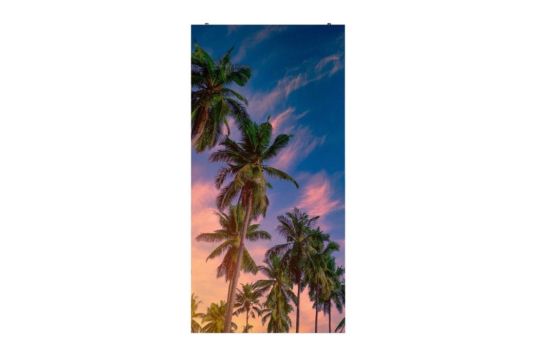 LG Pantalla LED para exterior ''Ambientes de Playa'', Vista frontal con imagen de relleno, GNEA062GNE