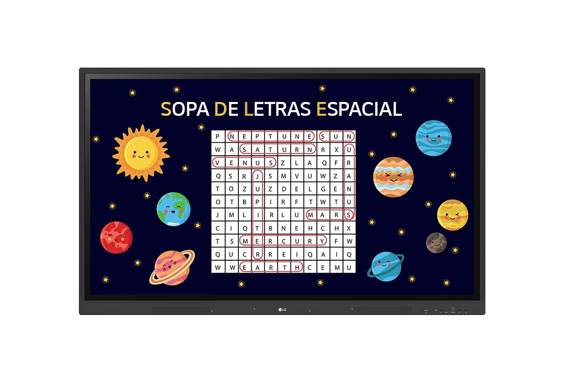 LG Características clave, front view with inscreen, 65TR3DK-B