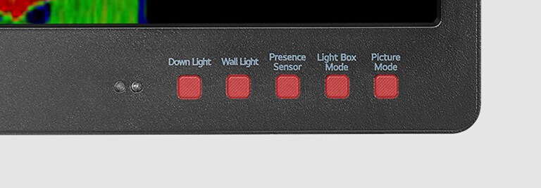 5 teclas de acceso rápido Control intuitivo