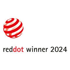 Logotipo del premio de diseño Reddot 2024.