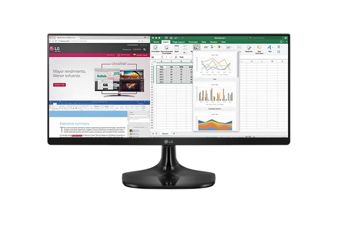LG Monitor UltraWide™  25'' FHD, IPS, Monitor UltraWide™  25" FHD, IPS, 25UM58-P