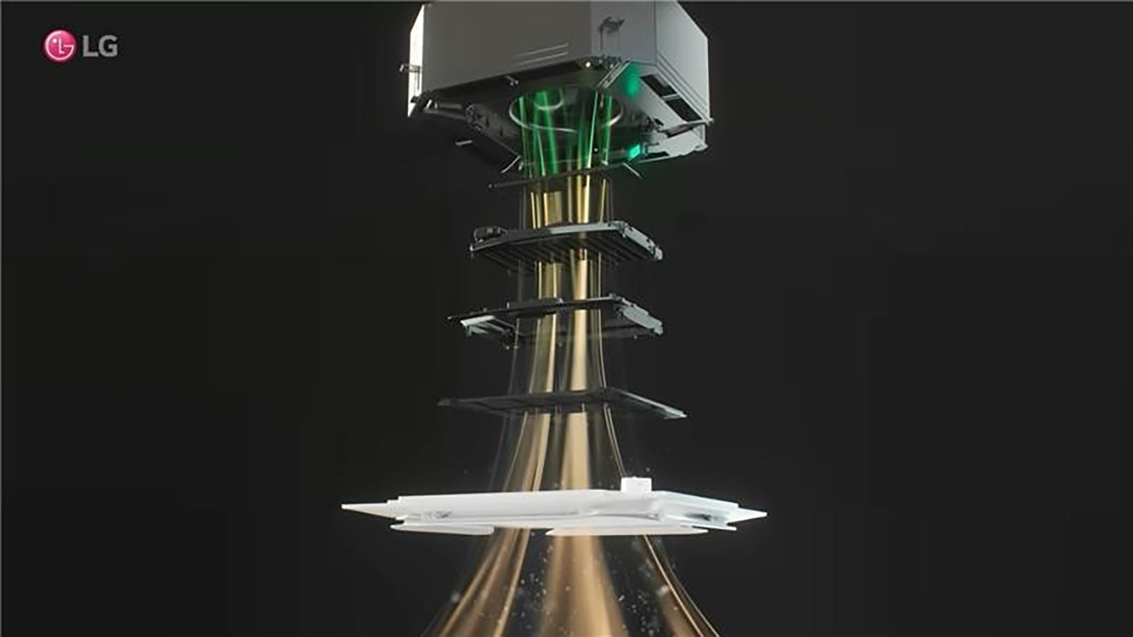 Video de los filtros de 5 pasos que aparecen cuando se desmonta el Dual Vane Cassette.