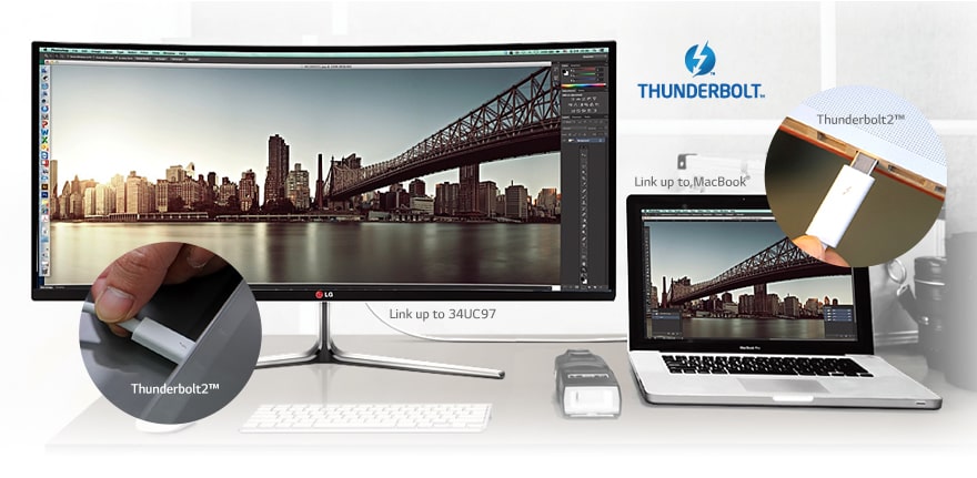 UNA CONEXIÓN MÁS RÁPIDA, MÁS VERSÁTIL GRACIAS A THUNDERBOLT ™ 2