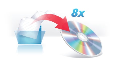 8X DVD-R VELOCIDAD DE ESCRITURA