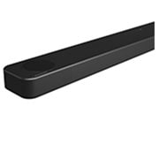 LG SN8YG Barra de sonido Hi-Res con Dolby Atmos con 3.1.2 canales de audio, 440W de potencia, Asistente de Google, Chromecast integrado, subwoofer inalámbrico, Wifi y Bluetooth con tecnología Meridian., primer plano del lado izquierdo, SN8YG, thumbnail 8