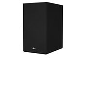 LG SN8YG Barra de sonido Hi-Res con Dolby Atmos con 3.1.2 canales de audio, 440W de potencia, Asistente de Google, Chromecast integrado, subwoofer inalámbrico, Wifi y Bluetooth con tecnología Meridian., vista derecha de 30 grados del altavoz de graves, SN8YG, thumbnail 11