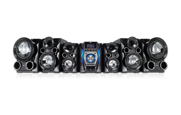 LG 6 bocinas X-metalizadas para que la música se escuche con potencia., MCV1306