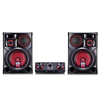 Minicomponente LG XBOOM CJ98 de 3500 W de potencia RMS, TV Sound Sync, DJ Loop, Karaoke1