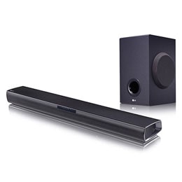 Barra de sonido LG SJ2 2.1 canales, 160W de potencia, Subwoofer Inalámbrico, Bluetooth2